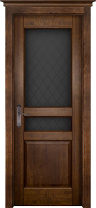 Недавно просмотренные - Дверь ДР массив ольхи Гармония античный орех, стекло Квадро мателюкс с гравировкой