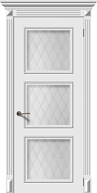 Недавно просмотренные - Дверь Багет-1 эмаль белая, стекло Кристалл