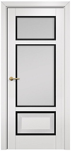 Недавно просмотренные - Дверь Оникс Тоскана 4 эмаль белая/черная, сатинат белый