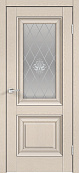 Схожие товары - Дверь VellDoris экошпон Neoclassico Alto 7 ясень капучино, стекло кристалл, молдинг грей