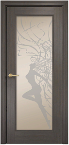Недавно просмотренные - Дверь Оникс Италия 1 серый дуб, сатинат бронза художественный №4