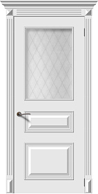 Недавно просмотренные - Дверь Багет-3М эмаль белая, стекло Кристалл