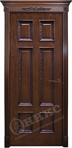 Недавно просмотренные - Дверь Оникс Гранд со штапиком Флора красное дерево с черной патиной, глухая