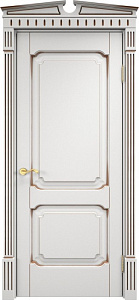 Недавно просмотренные - Дверь ПМЦ массив ольхи ОЛ7.2 белый грунт с патиной орех, глухая