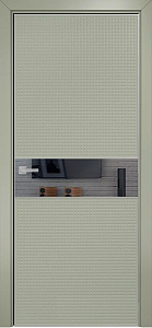 Недавно просмотренные - Дверь Оникс Вирджиния эмаль RAL 7038, глухая с зеркальной вставкой