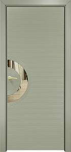 Недавно просмотренные - Дверь Оникс Диамант эмаль RAL 7038, глухая с зеркальной вставкой