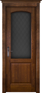 Недавно просмотренные - Дверь ДР массив ольхи Фоборг античный орех, стекло Квадро мателюкс с гравировкой