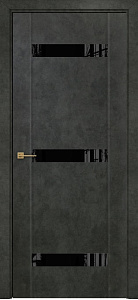 Недавно просмотренные - Дверь Оникс Парма 3 бетон темный, глухая лакобель RAL 9005