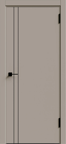 ДГ GПК-2 крим молдинг черный, глухая