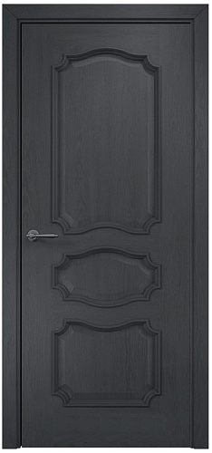 Дверь Оникс Барселона дуб графит, глухая
