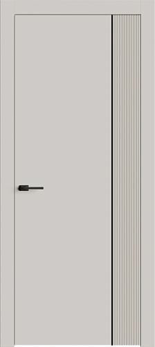 Дверь Лайн6М эмаль латте, глухая