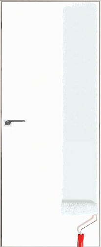 Дверь скрытая под покраску Invisible-3, 2,0 м, кромка AL, 40 мм