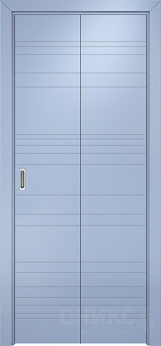 Дверь-книжка Оникс Концепт №3 эмаль голубая, глухая