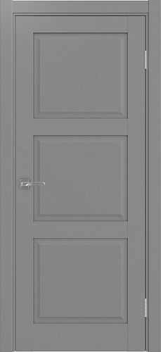 Дверь Эко 630.111 ОФ3 серый, глухая