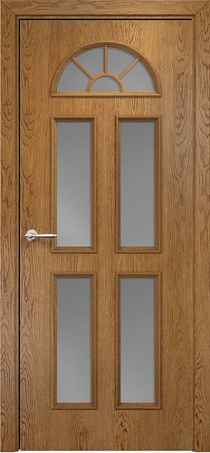 Дверь Оникс Бостон дуб золотистый, сатинат графит