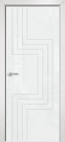 Дверь Оникс Арт, лакобель белый RAL0333 гравировка №2