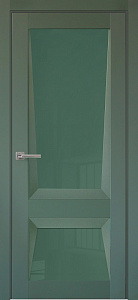 Недавно просмотренные - Дверь ДР Perfecto экошпон 101 Barhat Green, стекло Green