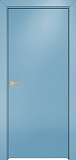 Дверь Оникс Гладкая эмаль голубая, глухая