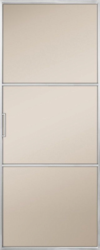 Перегородка Alum №3 хром, сатинат бронза