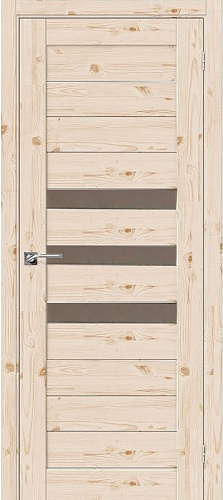 Дверь Берест массив сосны Гранд 3 некрашеная сорт АВ, сатинат