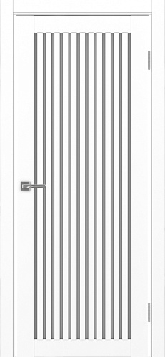 Дверь Эко 543.2 белый снежный, сатинат