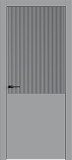 Дверь Лайн7 серая, глухая