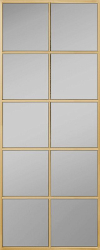 Перегородка Alum №9 золото, сатинат графит