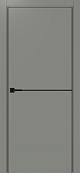 Схожие товары - Дверь Эко 202 серый молдинг SB, кромка AL черная SB с 2-х сторон, глухая