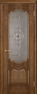 Недавно просмотренные - Дверь Porte Vista Премьера шпон каштан, сатинато Ромб бронза