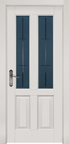 Недавно просмотренные - Дверь ОКА массив ольхи Ретро эмаль белая, стекло графит с гравировкой