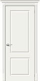 Дверь Скинни-12 эмаль Whitey, глухая