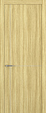 Дверь Z K17 toppan дуб натуральный, молдинг серебро, глухая