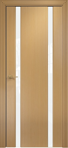 Дверь Оникс Престиж 2 анегри, триплекс белый