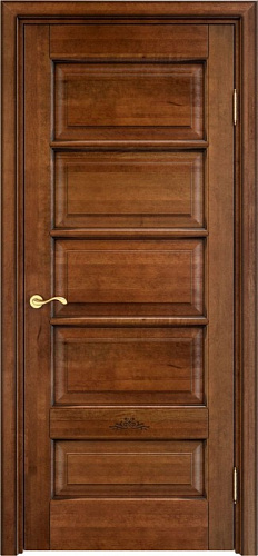Дверь ПМЦ массив ольхи ОЛ44 коньяк с патиной, глухая