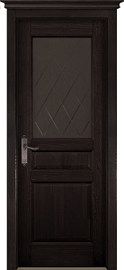 Недавно просмотренные - Дверь ОКА браш массив сосны Валенсия венге, стекло графит с фрезеровкой