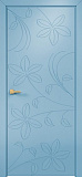 Дверь Оникс Концепт №14 эмаль голубая, глухая