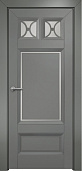 Схожие товары - Дверь Оникс Шанель 2 фрезерованная эмаль RAL 7005, сатинато с решеткой