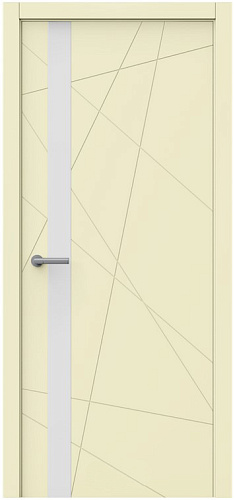 Дверь Вектор Лайн эмаль RAL 9010, глухая