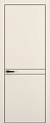 Схожие товары - Дверь Z K13 полипропилен крем, ALU кромка черная, молдинг черный, глухая