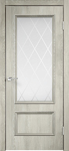 Недавно просмотренные - Дверь VellDoris  экошпон Imperia 2V дуб шале седой, стекло