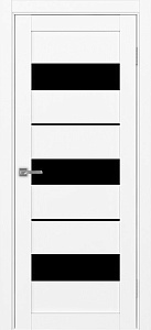 Недавно просмотренные - Дверь Эко 526.122 белый снежный, lacobel черный