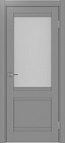 Дверь Эко 502.21U серый, сатинат