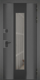 Недавно просмотренные - Входная дверь Bomond Финито Термо графит, черная платина/Финито белый