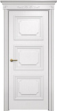 Дверь Оникс Пальмира эмаль белая с текстурой, глухая