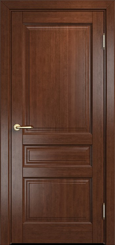 Дверь ПМЦ массив ольхи микс ОЛ85 коньяк, глухая