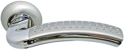 Межкомнатная ручка Morelli MH02P, никель белый/хром