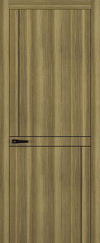 Дверь Z K20 toppan дуб серый, молдинг черный, глухая