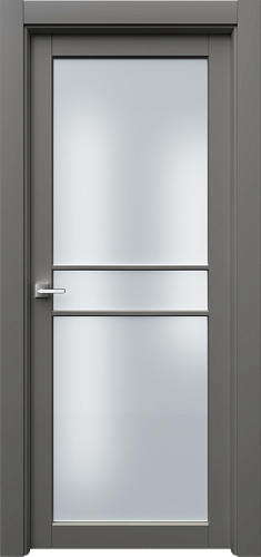 Дверь Ронд2Р3с эмаль серая, сатинат