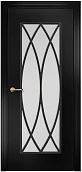 Схожие товары - Дверь Оникс Турин фрезерованная эмаль черная, сатинато с решеткой №6