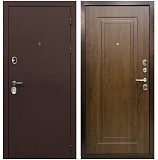 Входная дверь Матадор Союз медный антик 90мм/грецкий орех